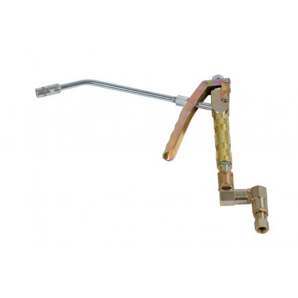 MECLUBE - PISTOLET AVEC TUBE RIGIDE ET TÊTE 4 MORS TRIPLE "Z" F 1/4" ROTULE REF 014-1083-010
